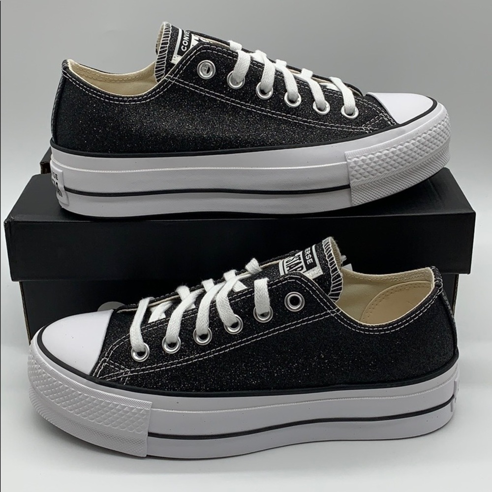 CONVERSE CTAS LIFT OX PLATFORM black/white/black